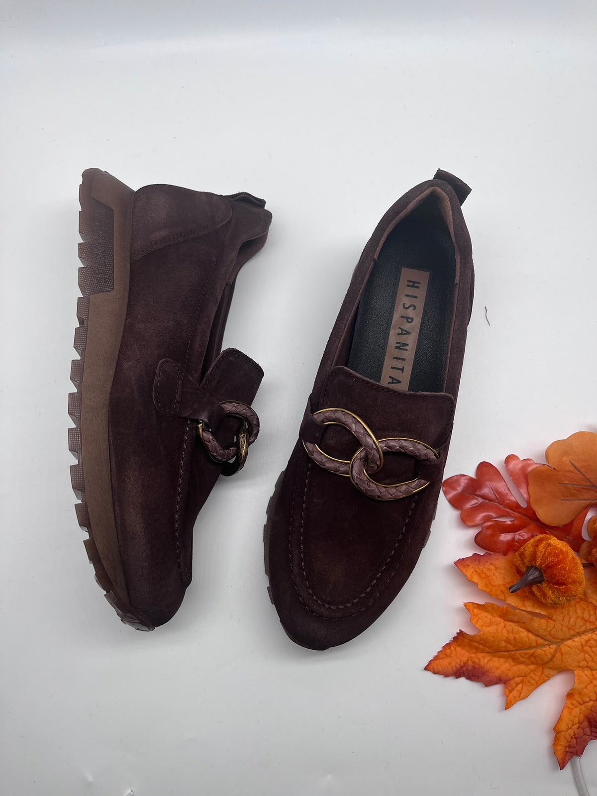 Hispanitas HI265183 Espresso Slip On Moccasins