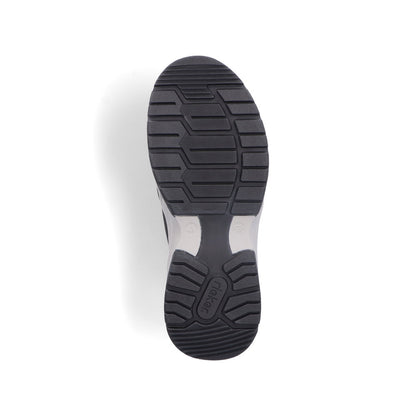 Rieker 19150-00 Black Mesh Combi Slip On Shoes