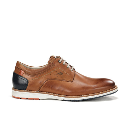 Fluchos F1978 Tan Navy Heel Laced Shoes