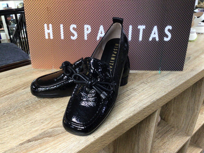 Hispanitas HI254292 Black Slip On Loafers with Tassel