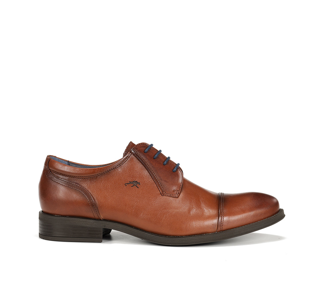 Fluchos 8412W Cuero Tan Lace Shoes