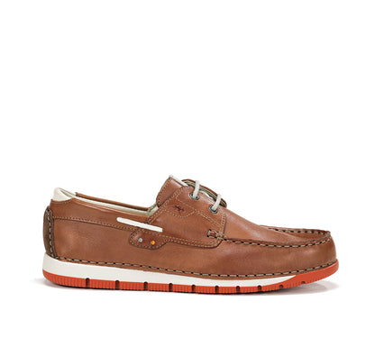 Fluchos F1448 Rin Cuero Tan Deck Shoes