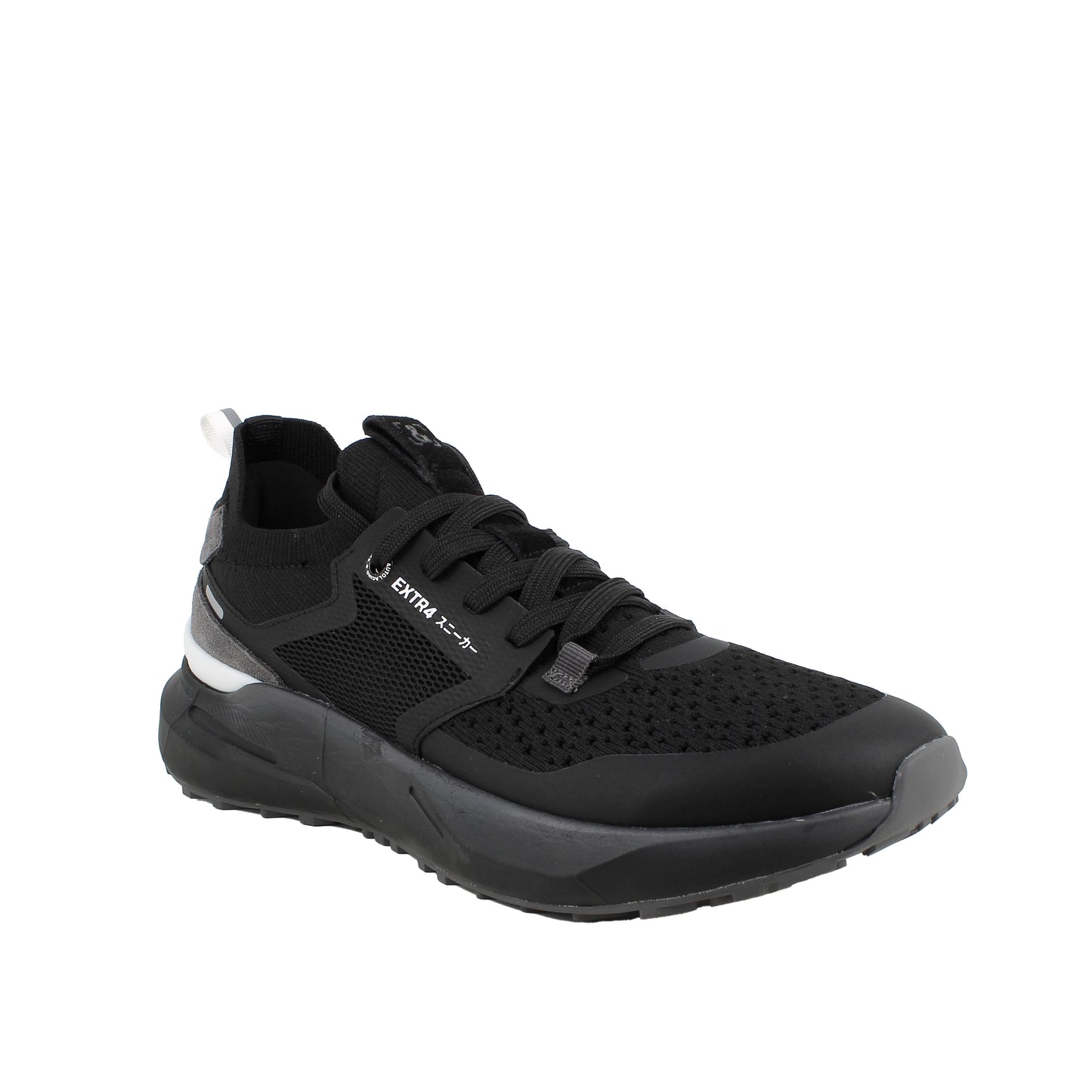 Extr4 1202044 Tessuto Knite Black Sneakers