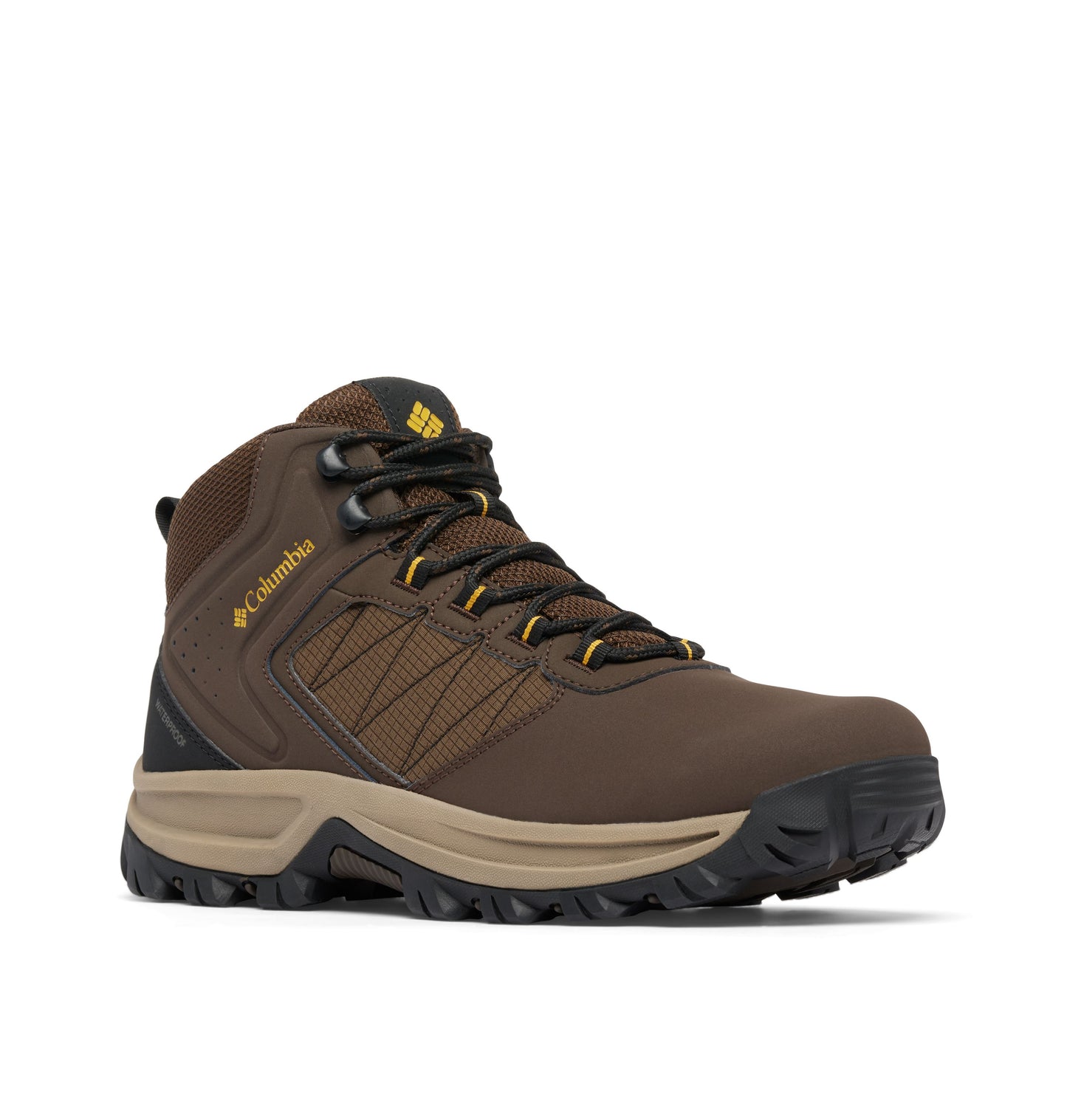Columbia 2067401231 BM7619-231 Transverse Hike Waterproof Cordovan Brown & Yellow Boots