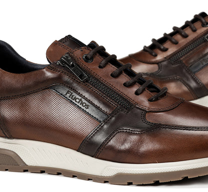 Fluchos F1600 Habana Camel+Com.2 Shoes with Side Zip