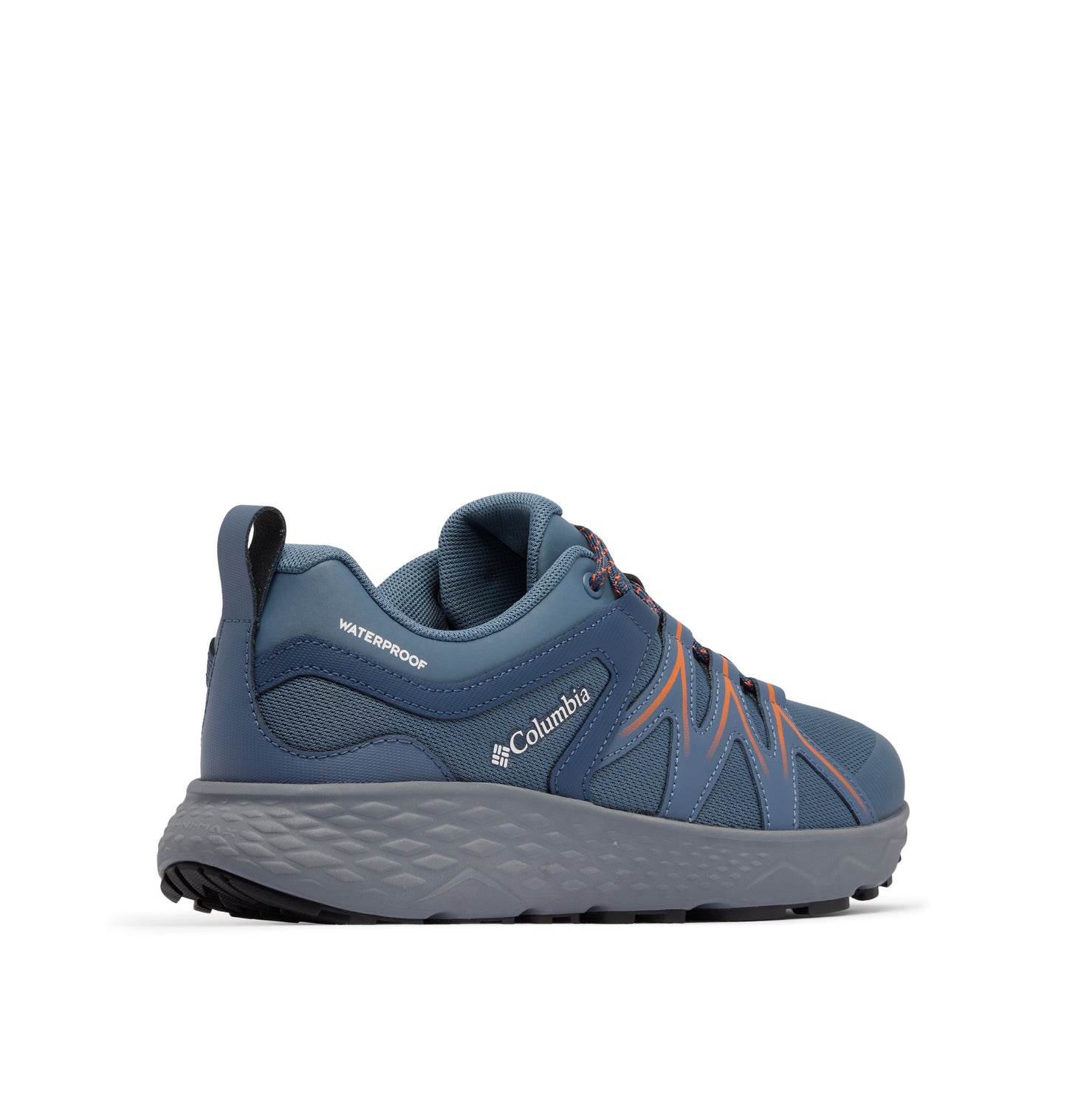 Columbia 2108301441 BM3094-441 Peakfream Roam Waterproof Mountain Blue Grey & Tangy Orange Walking Shoes
