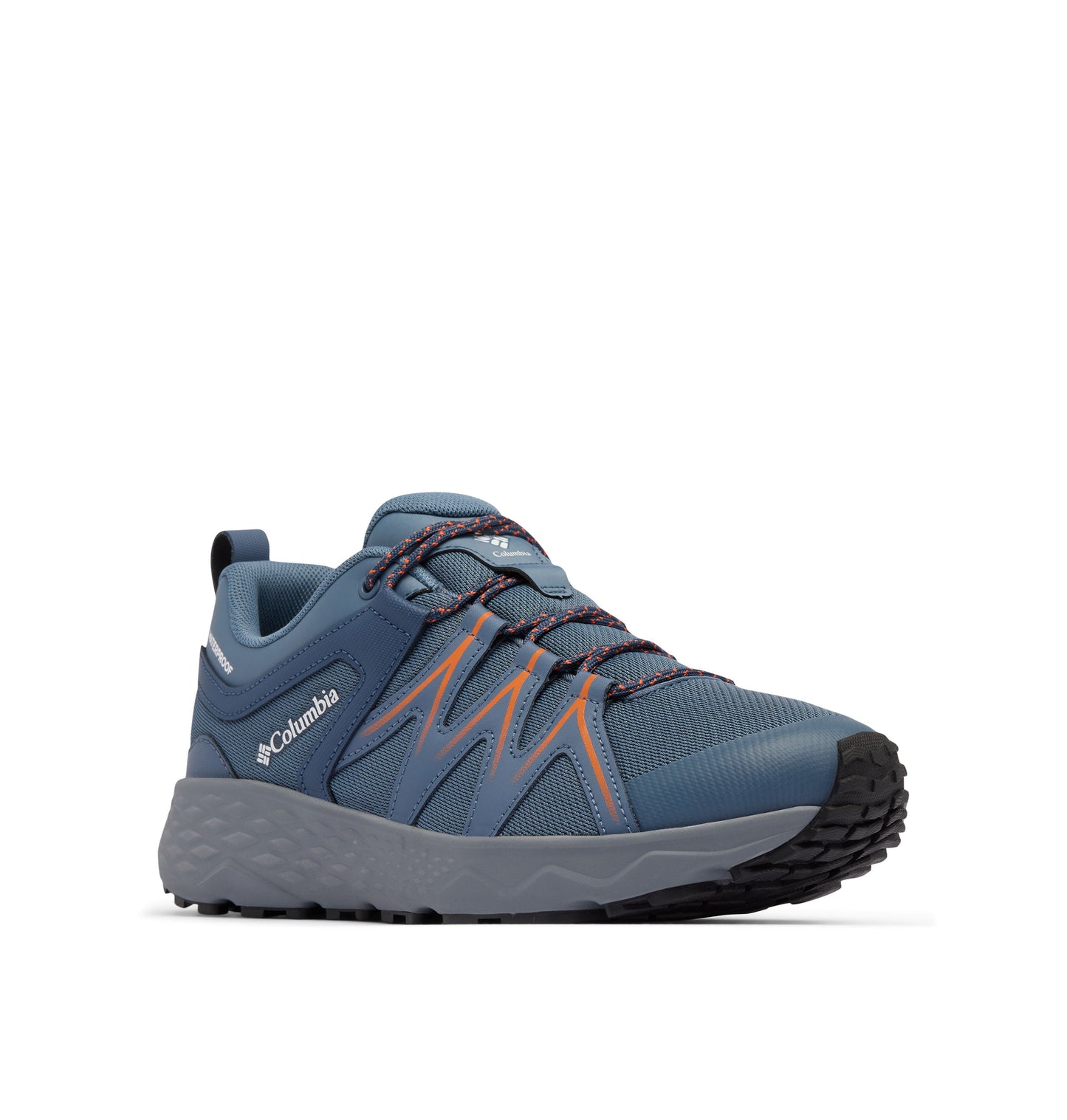 Columbia 2108301441 BM3094-441 Peakfream Roam Waterproof Mountain Blue Grey & Tangy Orange Walking Shoes