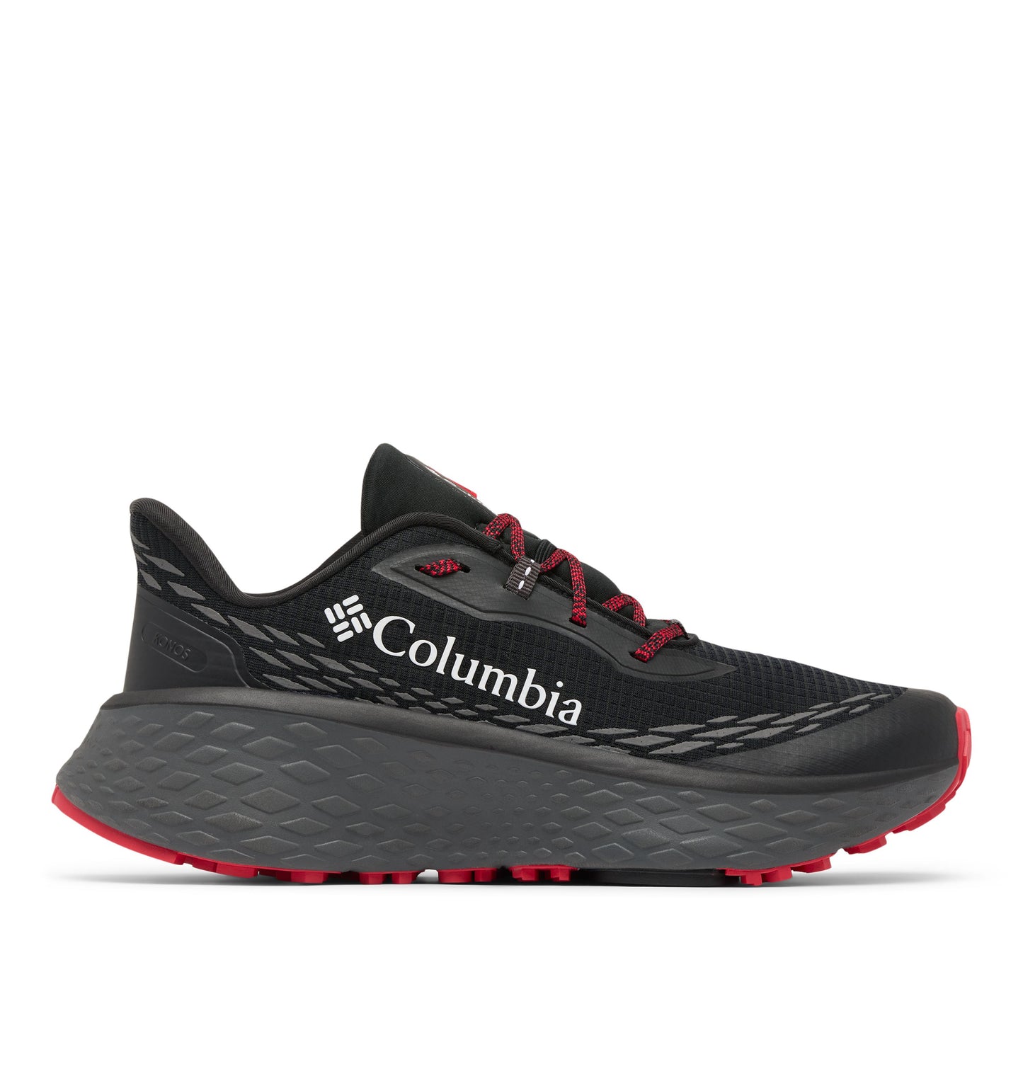 Columbia 2145281010 BM7473-010 Konos Trillium ATR Black, Mountain Red Hiking Shoes