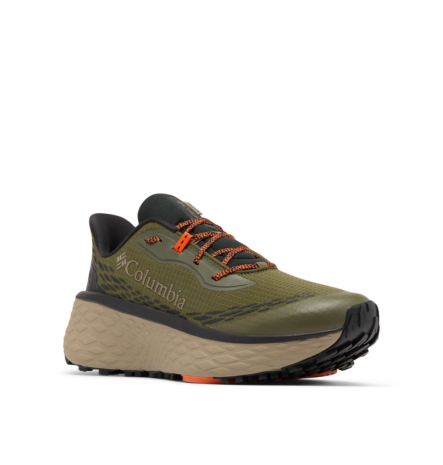 Columbia 2145281383 BM7473-383 Konos Trillum ATR Nori Green & Tangy Orange Hiking Shoes