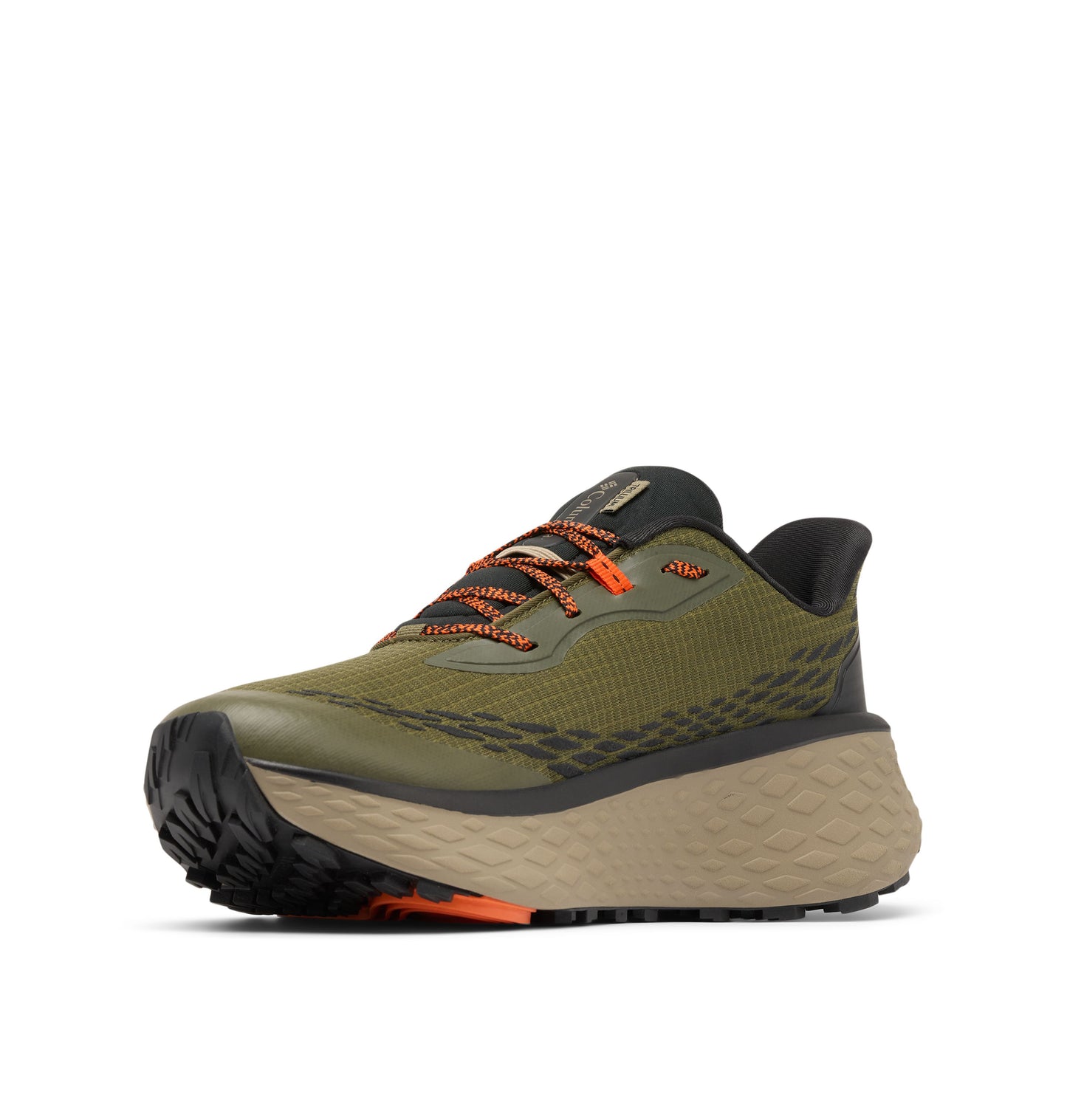 Columbia 2145281383 BM7473-383 Konos Trillum ATR Nori Green & Tangy Orange Hiking Shoes