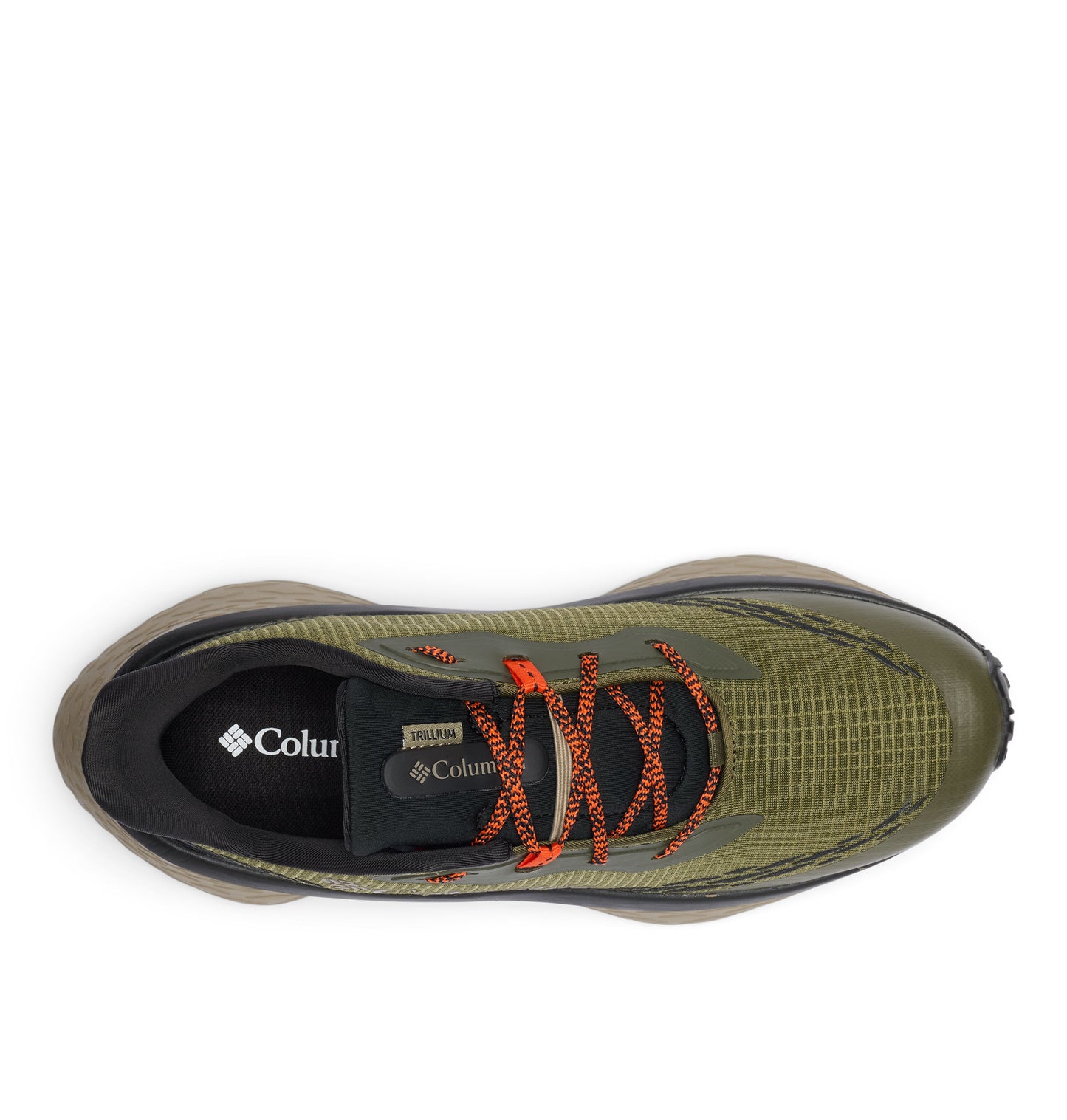 Columbia 2145281383 BM7473-383 Konos Trillum ATR Nori Green & Tangy Orange Hiking Shoes