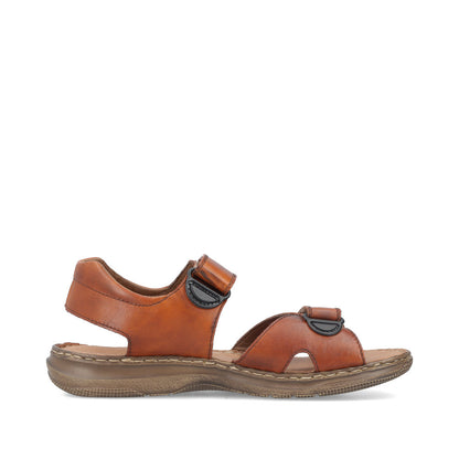 Rieker 21461-24 Tan Brown Velcro Sandals