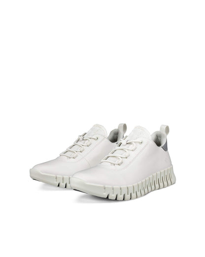 Ecco 218203 60718 Gruuv White/Light Grey Sneaker
