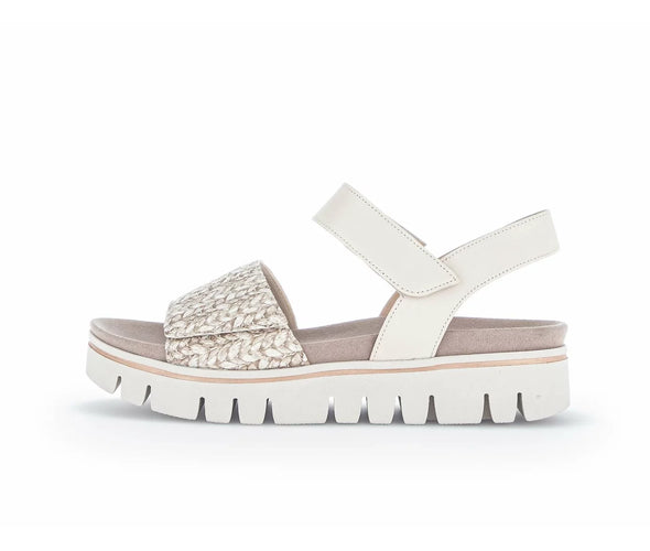 Gabor 22.885.81 Comfort Beige Velcro Sandals