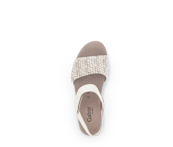 Gabor 22.885.81 Comfort Beige Velcro Sandals