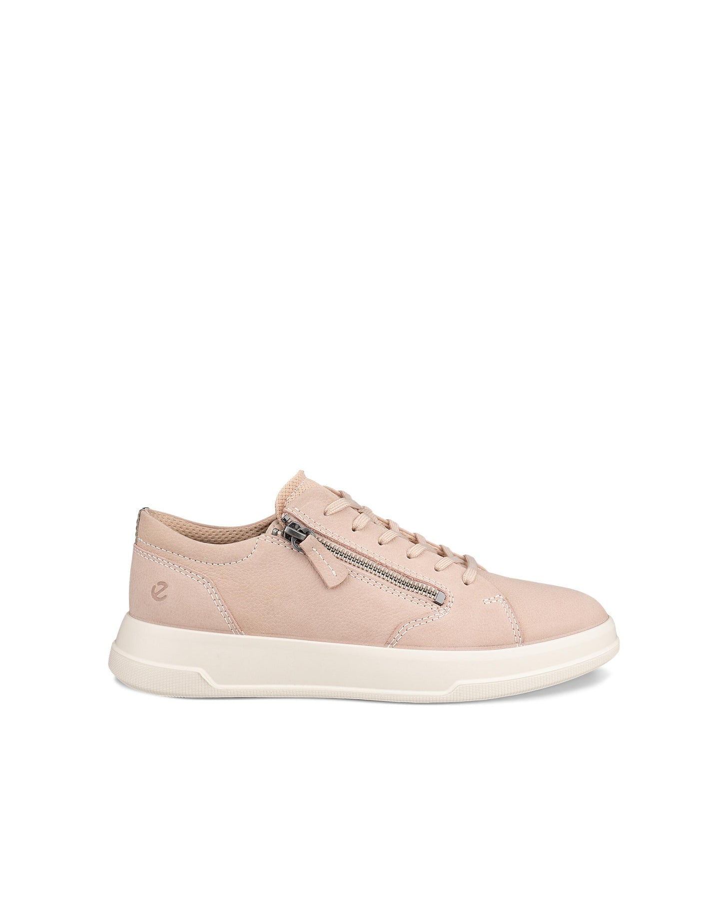 Ecco 223813 61541 Rose Dust/Pure Cashmere Metallic Move Zip Lace Sneaker