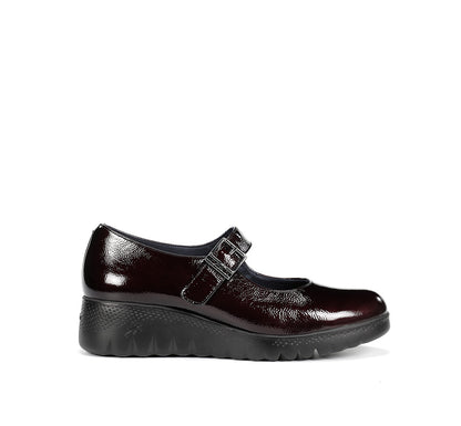 Fluchos F2247 Naplack Burdeos Burgundy Wedge Mary Jane