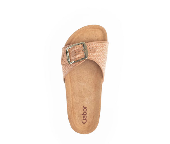 Gabor 23.031.40 Tan Brown Slip On Mules