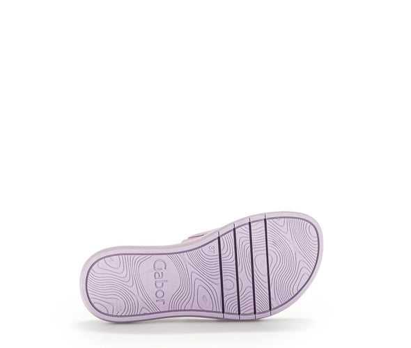 Gabor 23.751.13 Violet Suede Slip On Mule Sandals
