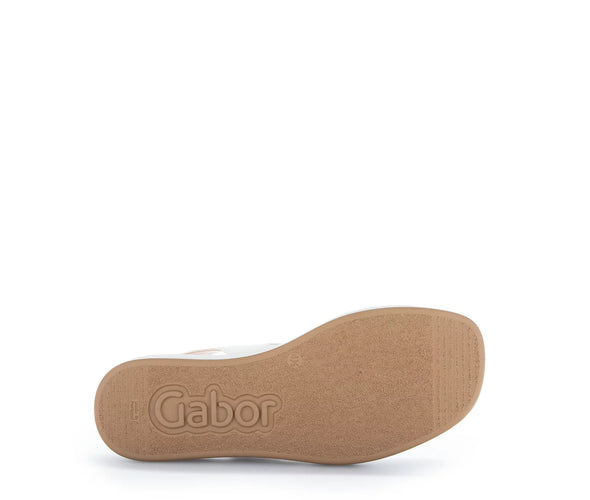 Gabor 24.520.20 White Platform Sandals