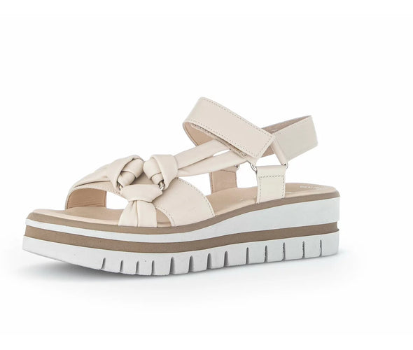 Gabor 24.626.22 Cream Platform Sandals