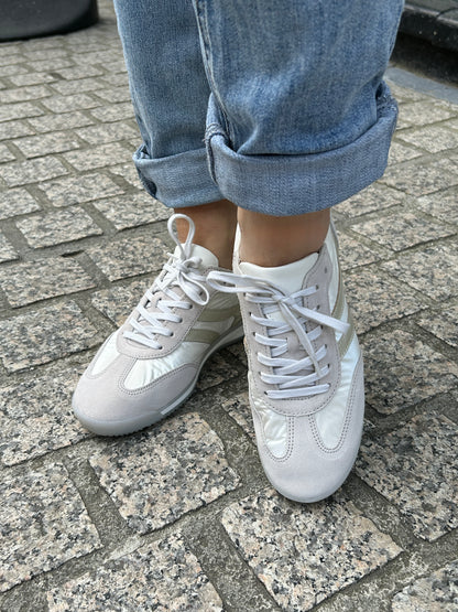 Gabor Comfort 83.430.11 White & Grey Combi G Fit Trainers