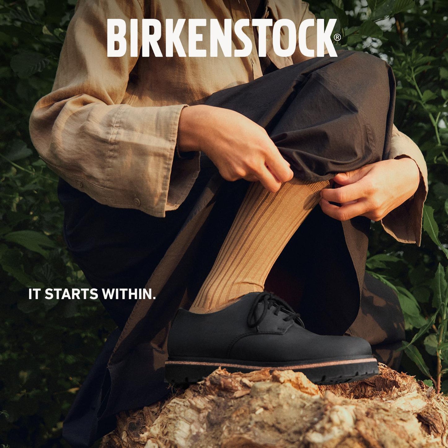 Birkenstock 1028173 Highwood Lace Low Natural Leather Oiled Black Shoes