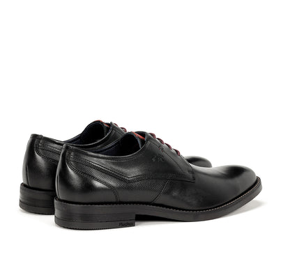 Fluchos F1626 Memory Black Lace Shoes