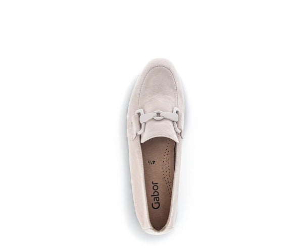 Gabor 25.211.10 Nude Pink Slip On Loafers