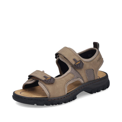 Rieker 25055-64 Brown Stone G Fit Sandals
