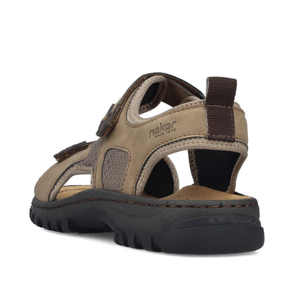 Rieker 25055-64 Brown Stone G Fit Sandals