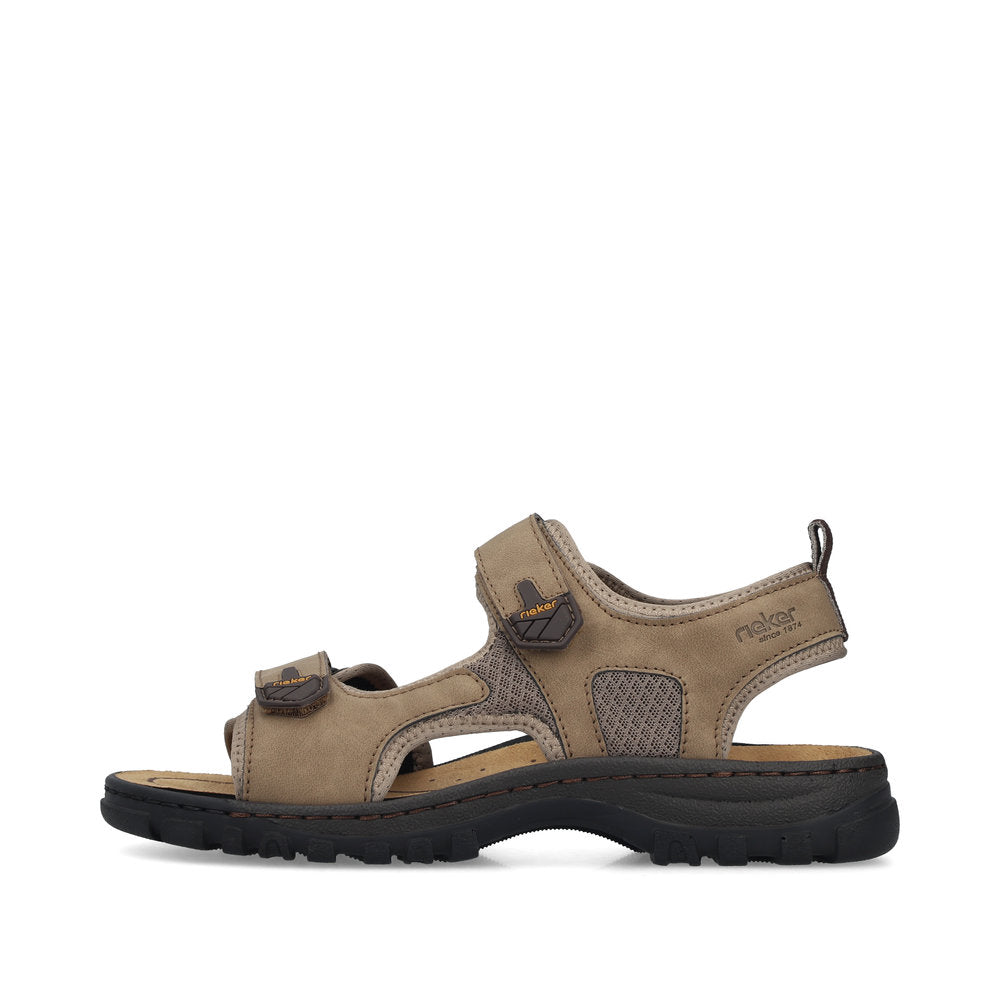 Rieker 25055-64 Brown Stone G Fit Sandals