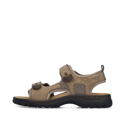 Rieker 25055-64 Brown Stone G Fit Sandals