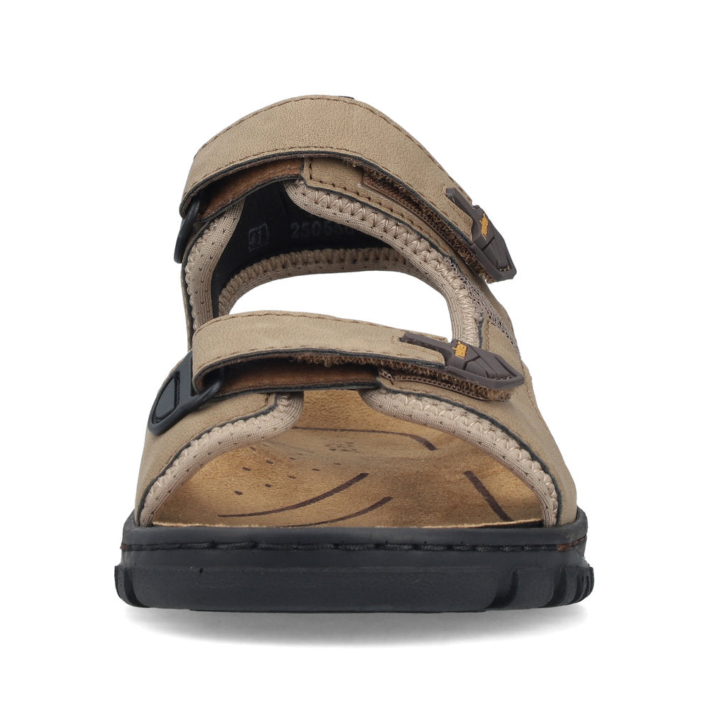 Rieker 25055-64 Brown Stone G Fit Sandals