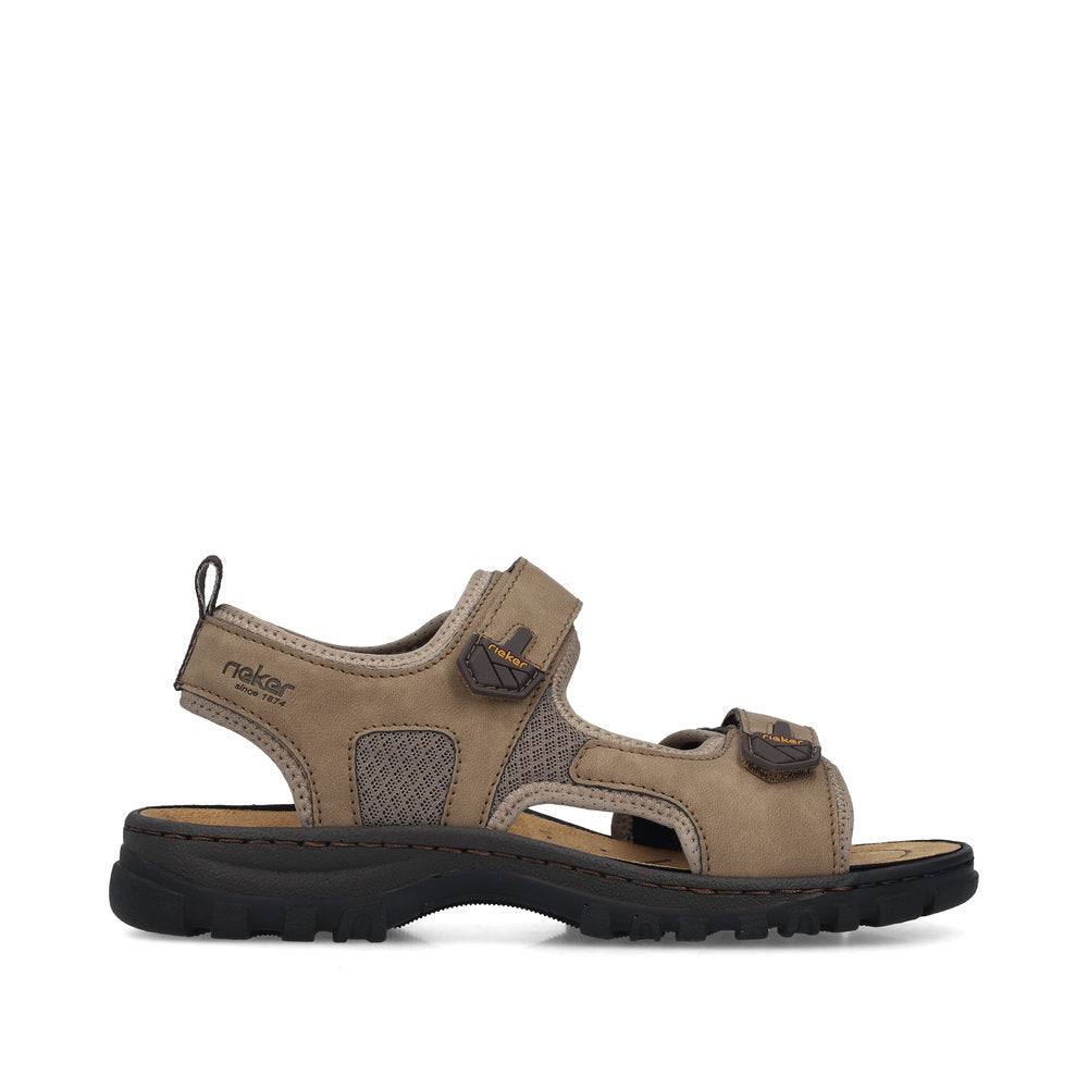 Rieker 25055-64 Brown Stone G Fit Sandals
