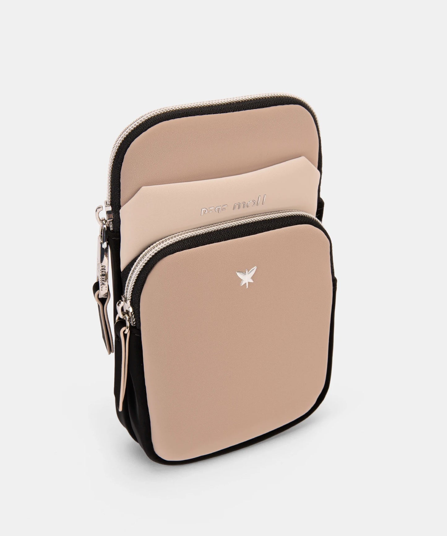 Pepe Moll 252214 Veronica Tri-Taupe Phone Bag