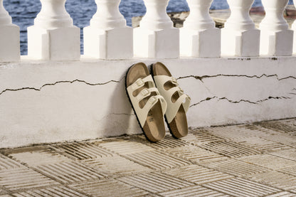 Birkenstock 1029265 Florida Synthetic Sandcastle Sandals