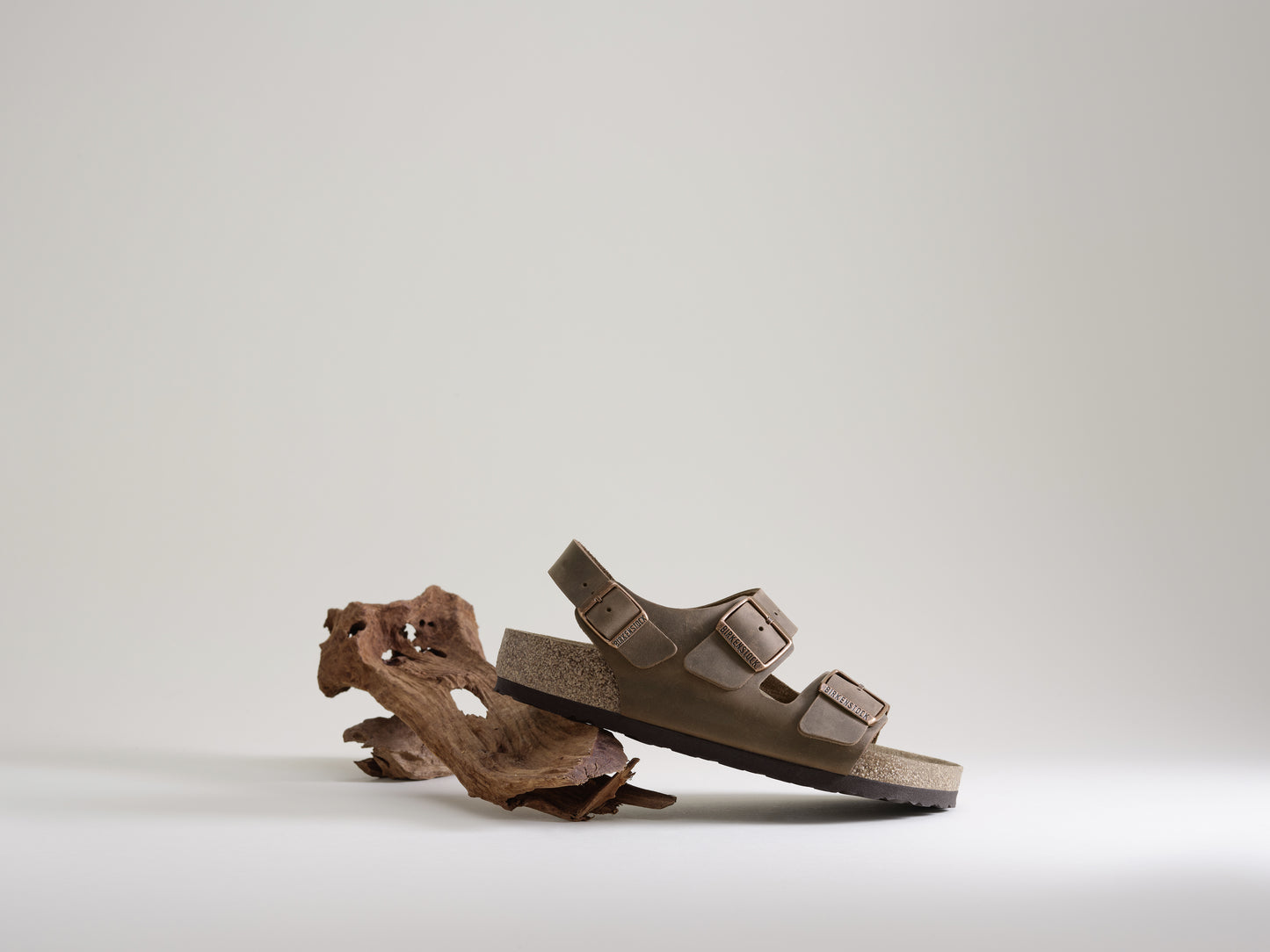 Birkenstock 0034871 Milano Natural Leather Oiled Habana Brown Sandals