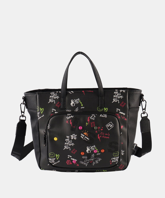 Pepe Moll 261233 Shirley Black Combi 012926 Handbag