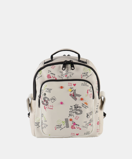 Pepe Moll 261234 Shirley Off White Combi 013026 Backpack