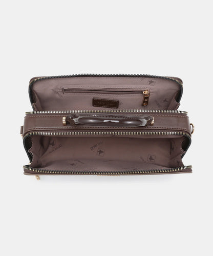 Pepe Moll 262410 ISIS Brown Reptile Print Handbag