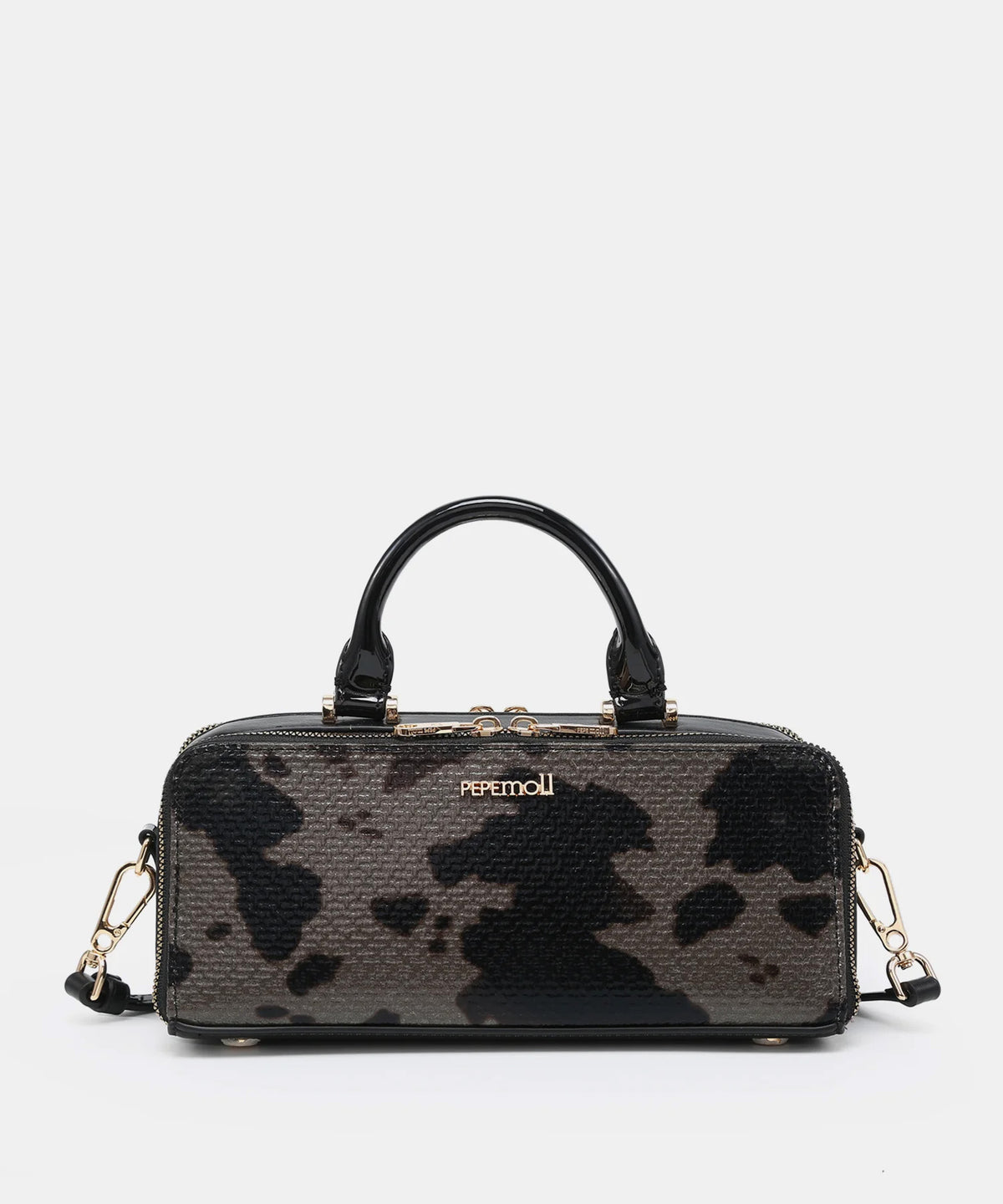 Pepe Moll 262411 ISIS Black Print Handbag