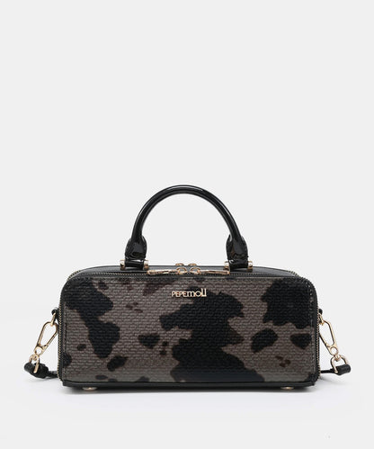 Pepe Moll 262411 ISIS Black Print Handbag
