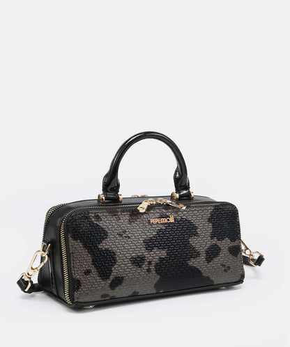 Pepe Moll 262411 ISIS Black Print Handbag