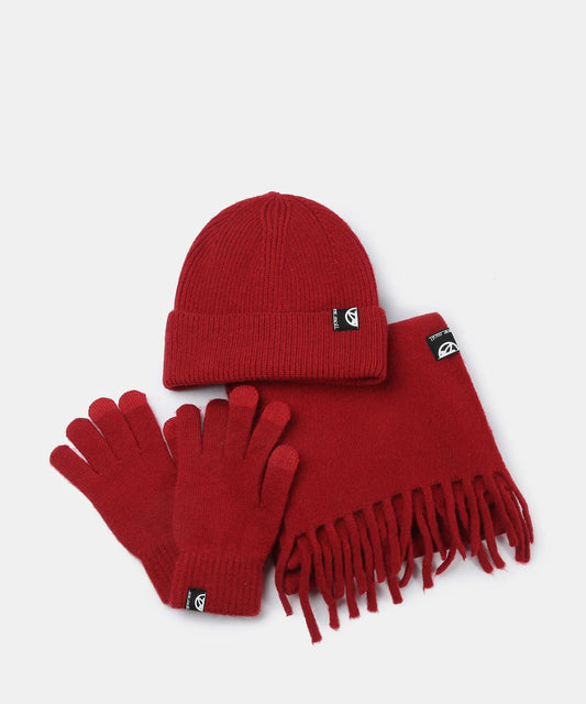 Pepe Moll 262630 Rea Red Hat, Scarf & Glove Set