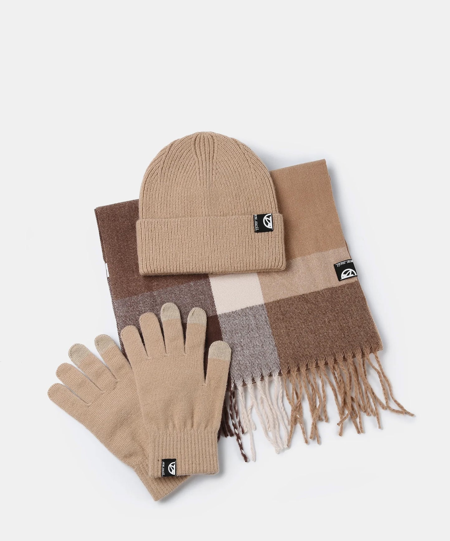 Pepe Moll 262631 Rea Sand Hat, Scarf & Gloves Set