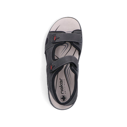 Rieker 26455-00 Black G Fit Sandals