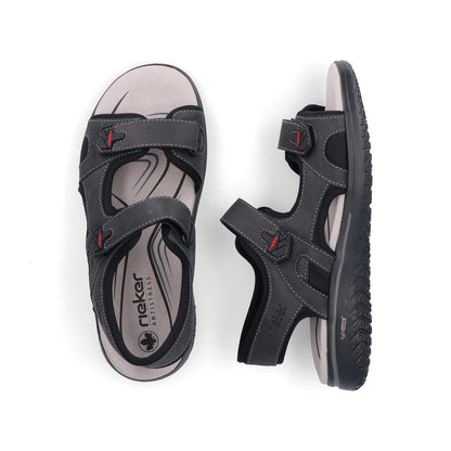 Rieker 26455-00 Black G Fit Sandals