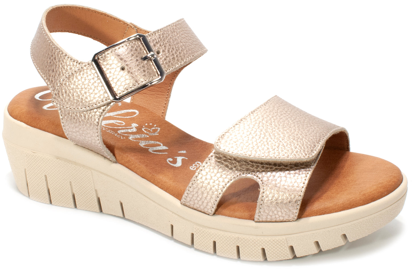 Valeria's 2659 Taupe Comfort Sandals
