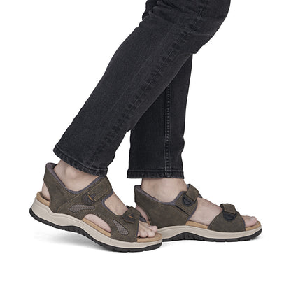 Rieker 26953-25 Kaffee Brown G Fit Sandals